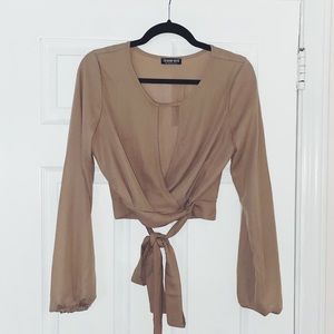 Sexy Blouse Crop Top